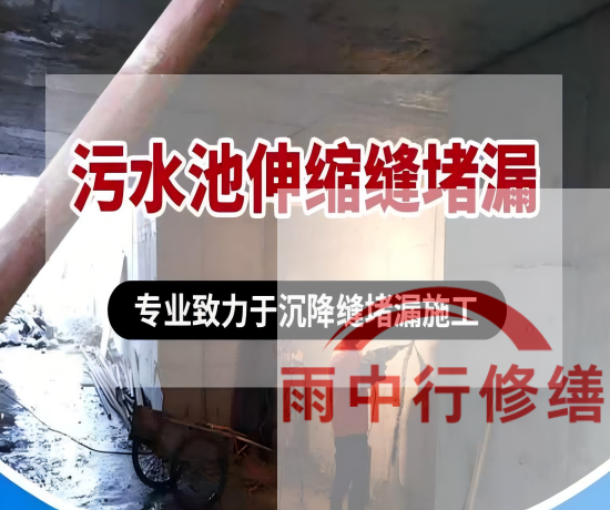 太原某污水处理厂钢筋混凝土池堵漏案例